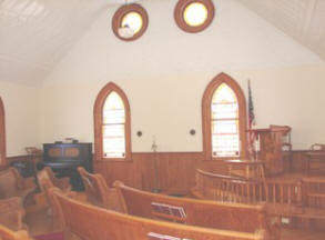 View from right pews