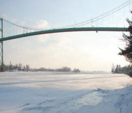 Bridge from Peel Dock